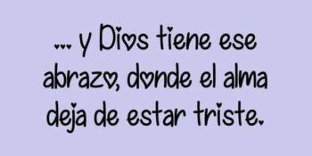 abrazo dios